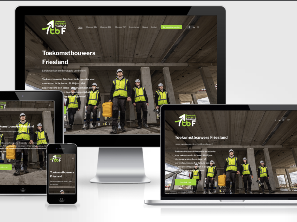 Website Toekomstbouwers Friesland