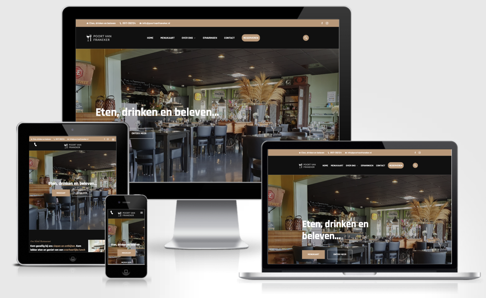 website hotel-restaurant